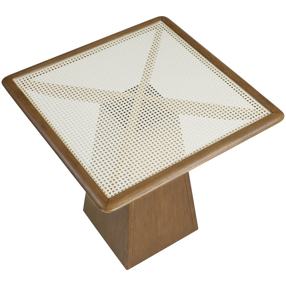 Atrium Brown Wood Counter Height Table