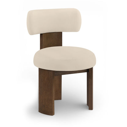 Atelier Beige Vegan Leather Upholstered Dining Chair, Set of 2