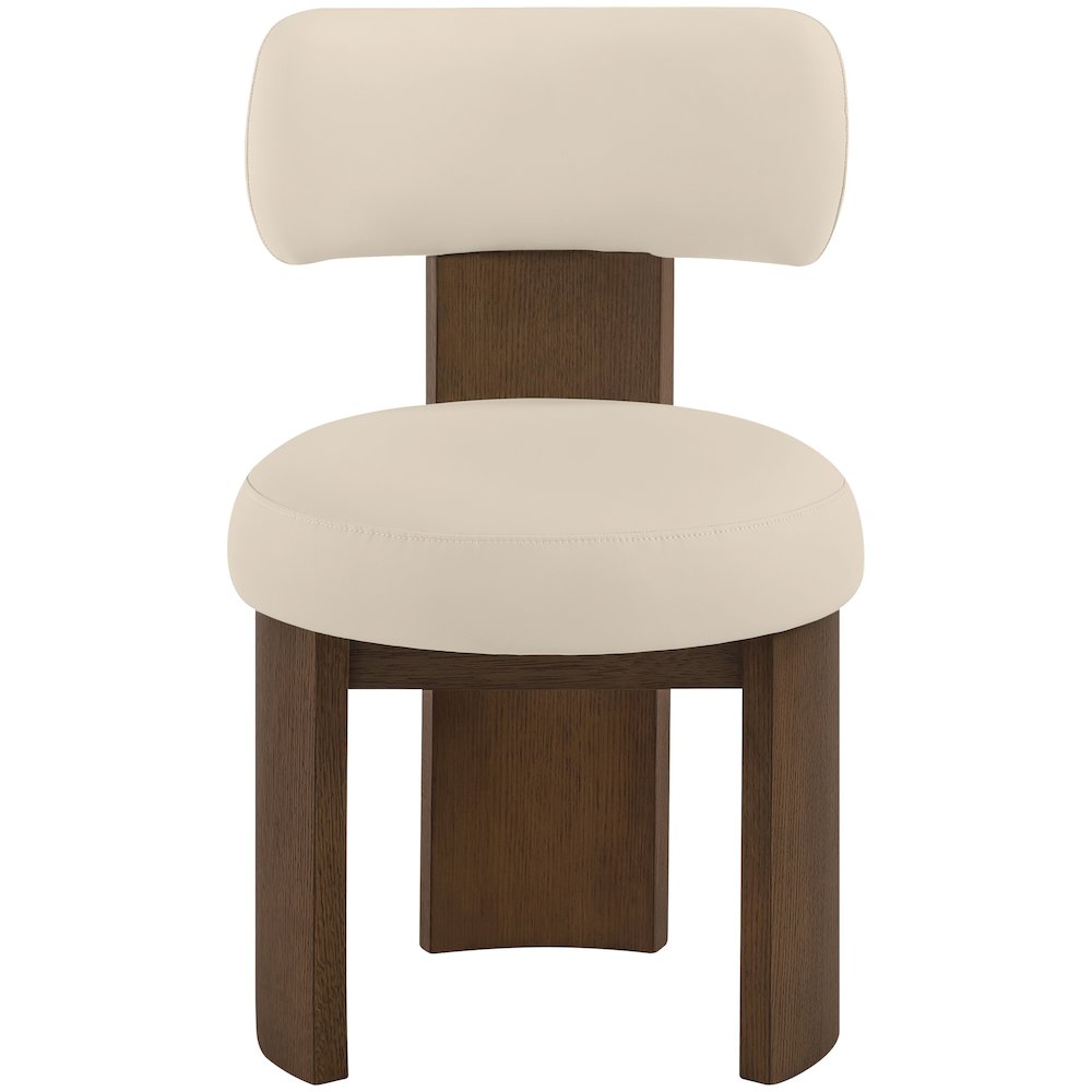 Atelier Beige Vegan Leather Upholstered Dining Chair, Set of 2