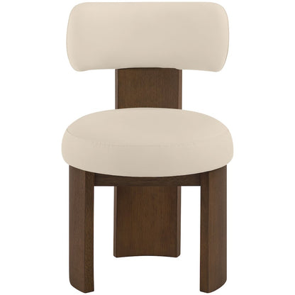 Atelier Beige Vegan Leather Upholstered Dining Chair, Set of 2