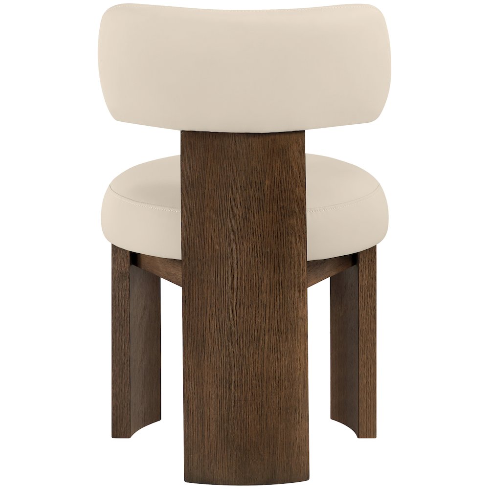 Atelier Beige Vegan Leather Upholstered Dining Chair, Set of 2
