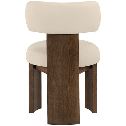 Atelier Beige Vegan Leather Upholstered Dining Chair, Set of 2