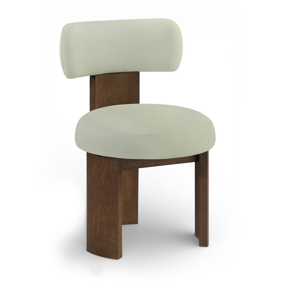 Atelier Mint Vegan Leather Upholstered Dining Chair, Set of 2