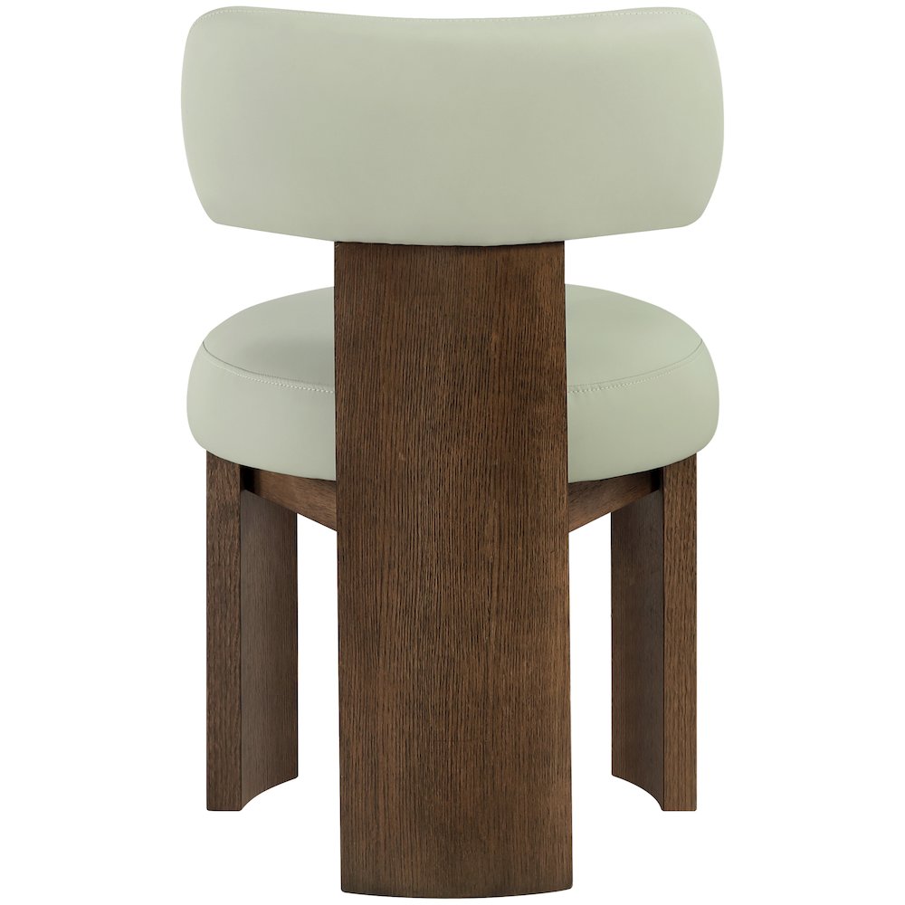 Atelier Mint Vegan Leather Upholstered Dining Chair, Set of 2