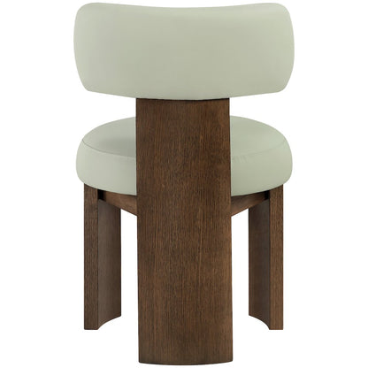 Atelier Mint Vegan Leather Upholstered Dining Chair, Set of 2