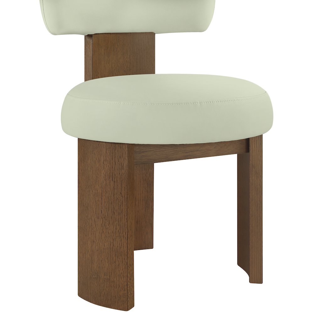 Atelier Mint Vegan Leather Upholstered Dining Chair, Set of 2