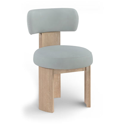 Atelier LtBlu Vegan Leather Upholstered Dining Chair, Set of 2