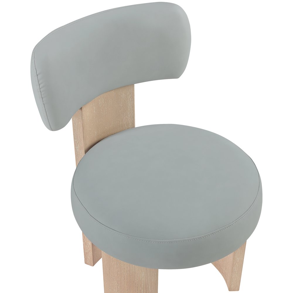 Atelier LtBlu Vegan Leather Upholstered Dining Chair, Set of 2