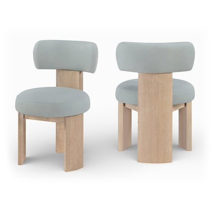 Atelier LtBlu Vegan Leather Upholstered Dining Chair, Set of 2