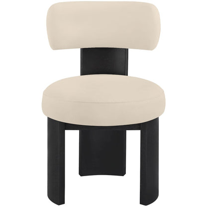 Atelier Beige Vegan Leather Upholstered Dining Chair, Set of 2