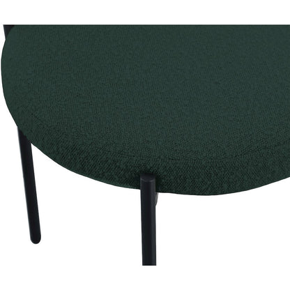 Beacon Green Boucle Fabric Dining Chair, Set of 2