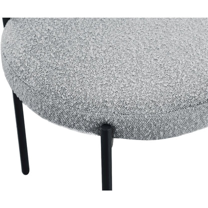 Beacon Grey Boucle Fabric Dining Chair, Set of 2