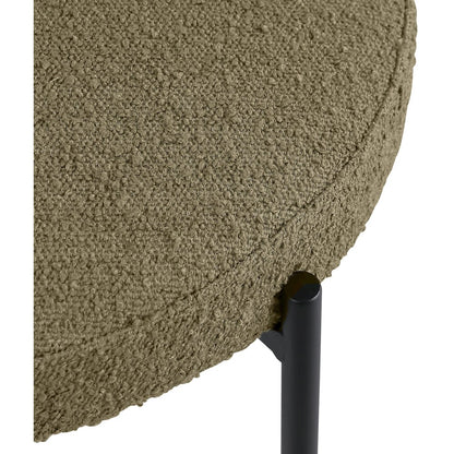 Beacon Olive Green Boucle Fabric Dining Chair, Set of 2