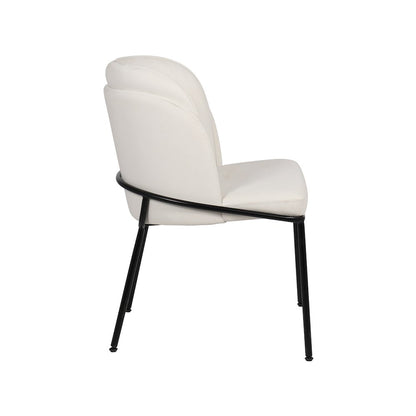 Jagger White Vegan Leather Dining Chair, Set of 2