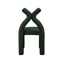 Xena Green Boucle Fabric Accent/Dining Chair