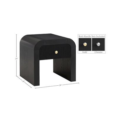 Artisto Black End Table