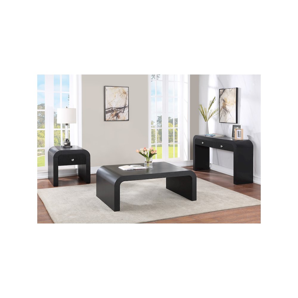 Artisto Black End Table