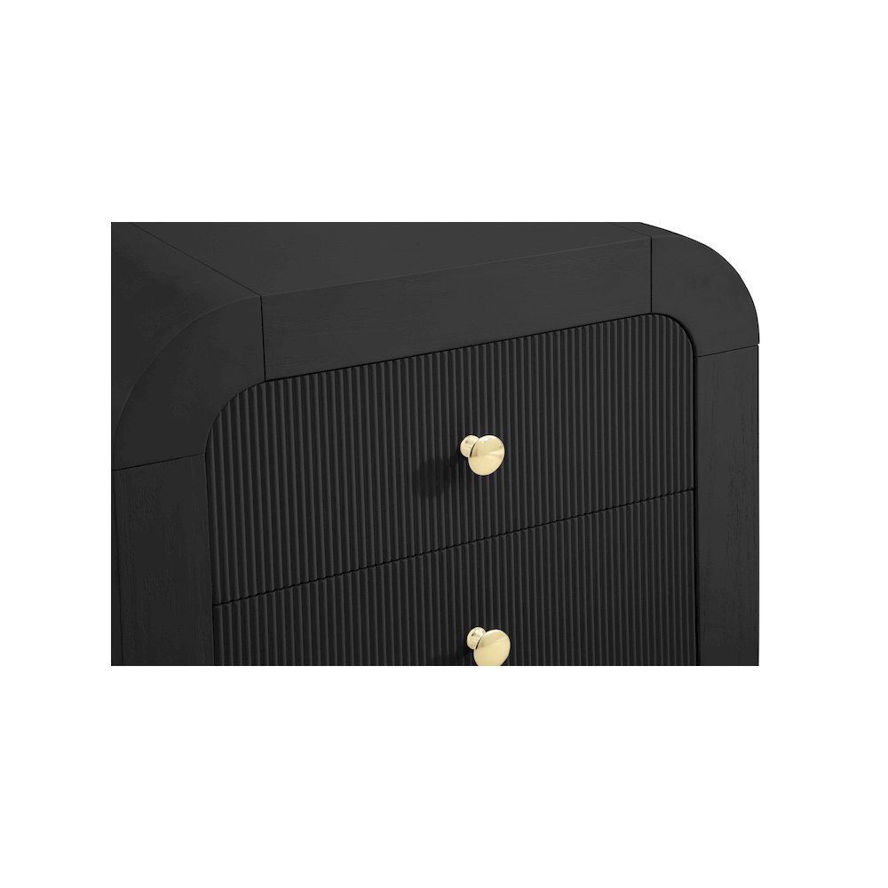 Artisto Black Night Stand