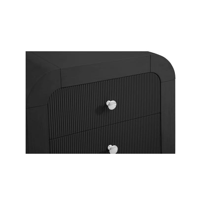 Artisto Black Night Stand