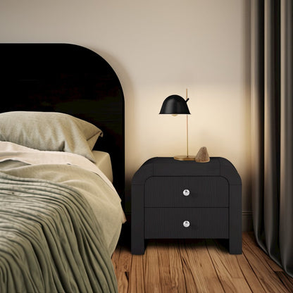 Artisto Black Night Stand