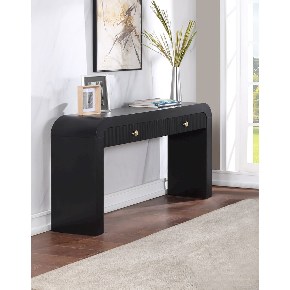 Artisto Black Console Table