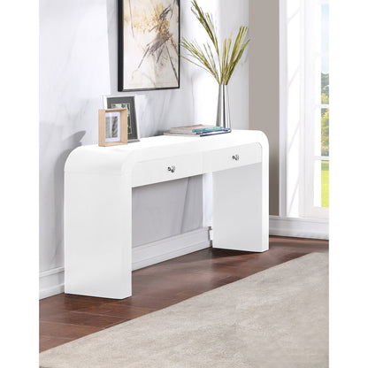 Artisto White Console Table