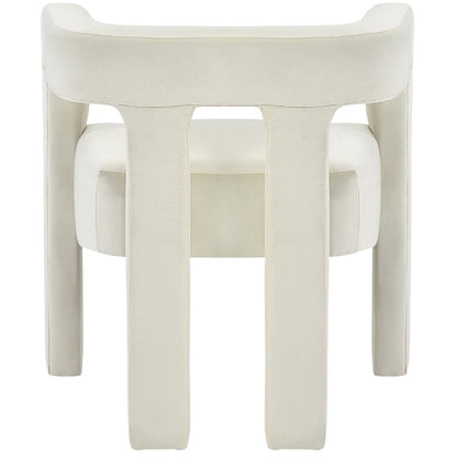 Athena Cream Velvet Dining Chair