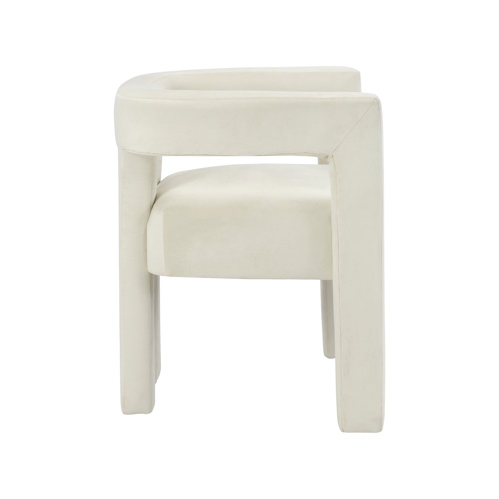 Athena Cream Velvet Dining Chair