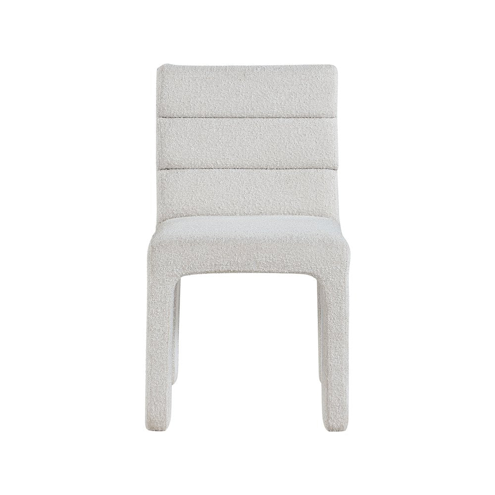 Kai Cream Boucle Fabric Dining Chair, Set of 2