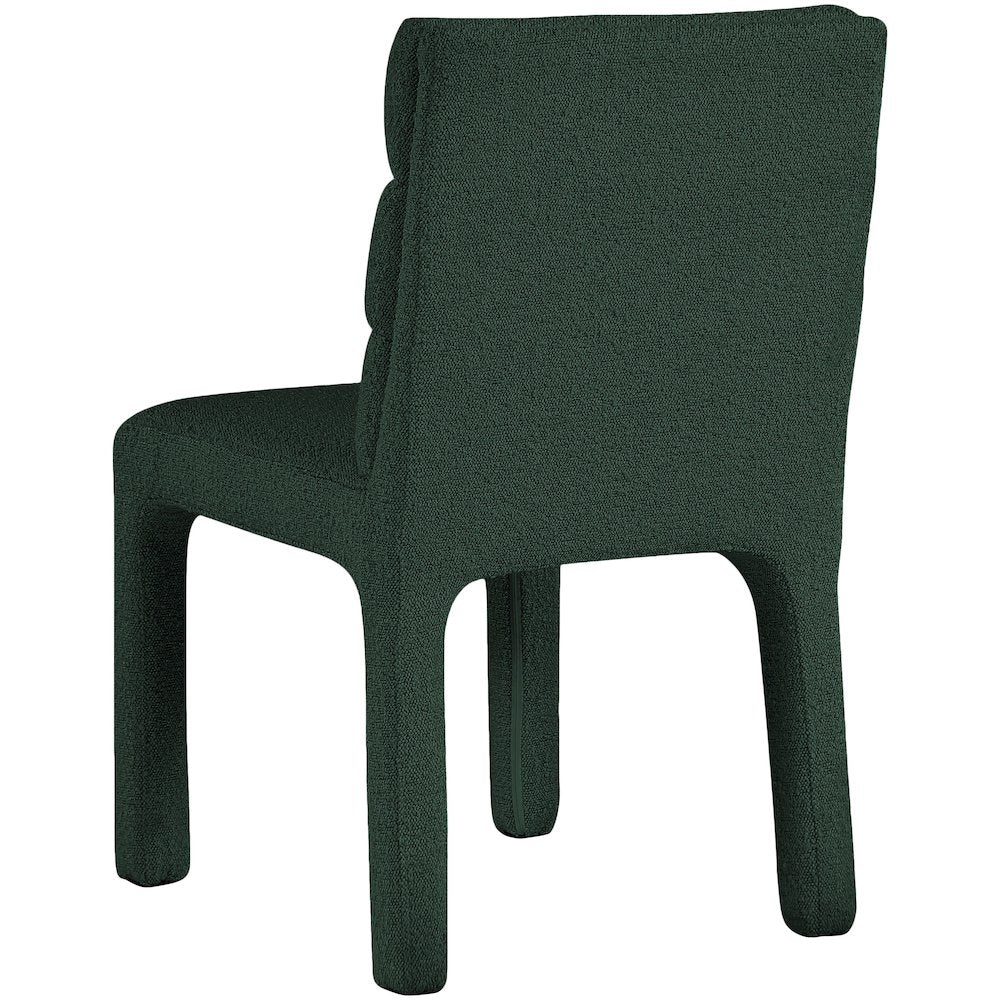 Kai Green Boucle Fabric Dining Chair, Set of 2