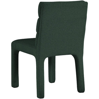 Kai Green Boucle Fabric Dining Chair, Set of 2