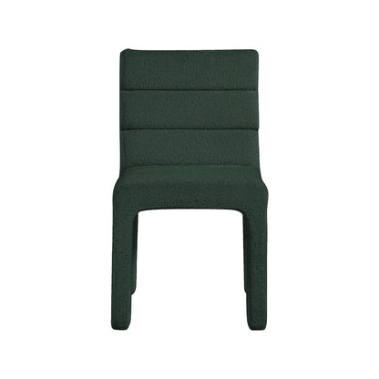 Kai Green Boucle Fabric Dining Chair, Set of 2