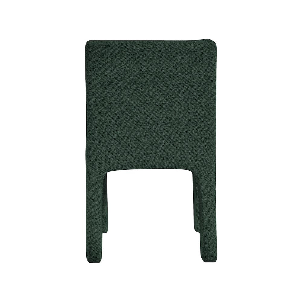 Kai Green Boucle Fabric Dining Chair, Set of 2