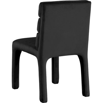 Kai Black Velvet Dining Chair, Set of 2