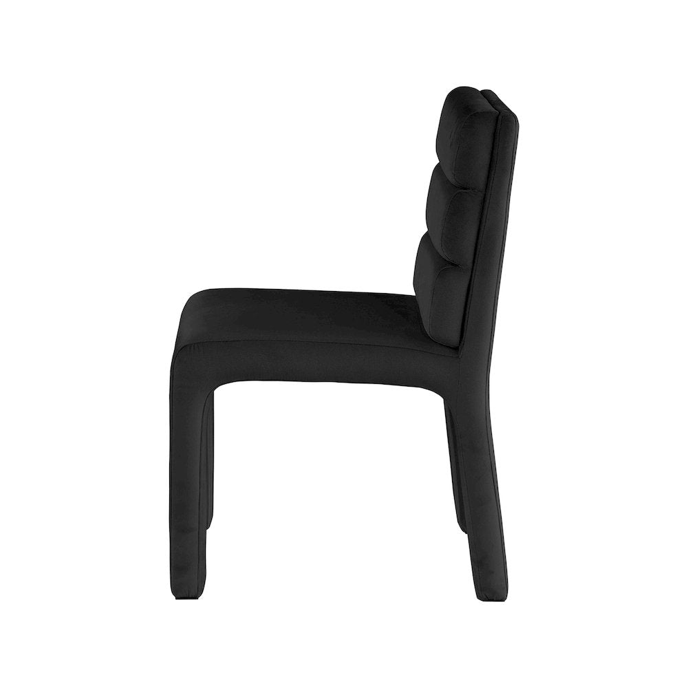 Kai Black Velvet Dining Chair, Set of 2