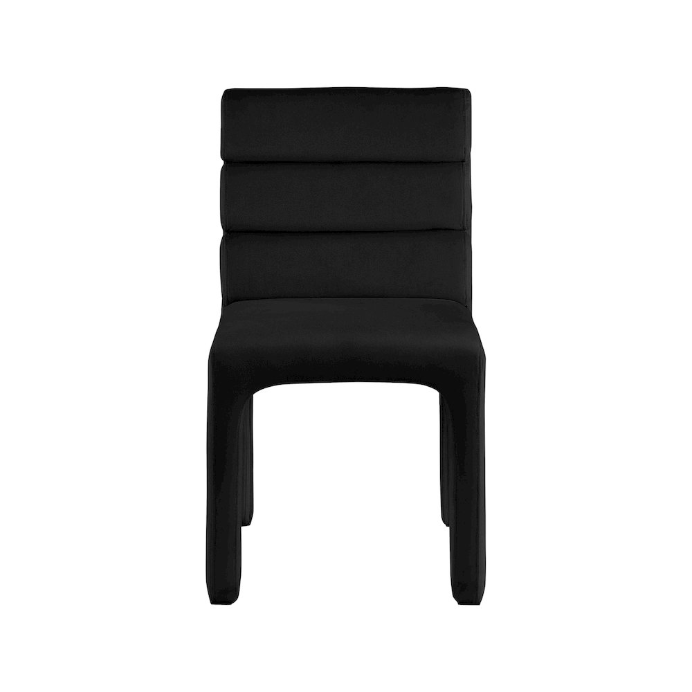 Kai Black Velvet Dining Chair, Set of 2