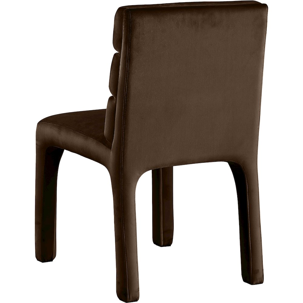 Kai Brown Velvet Dining Chair, Set of 2