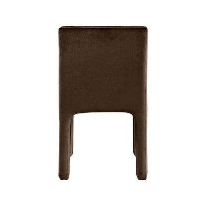 Kai Brown Velvet Dining Chair, Set of 2