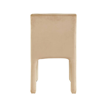 Kai Camel Velvet Dining Chair, Set of 2