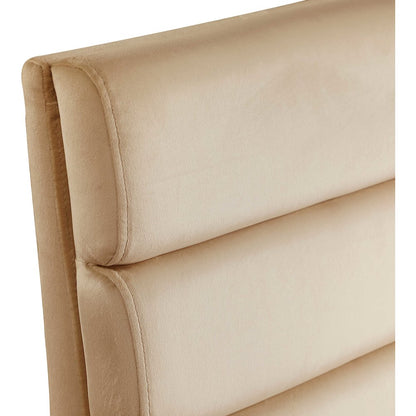 Kai Camel Velvet Dining Chair, Set of 2