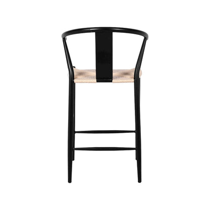 Beck Beige Hand Woven Rope Stool, Set of 2