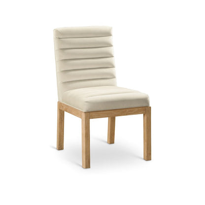 Evelyn Cream Velvet Dining Chair