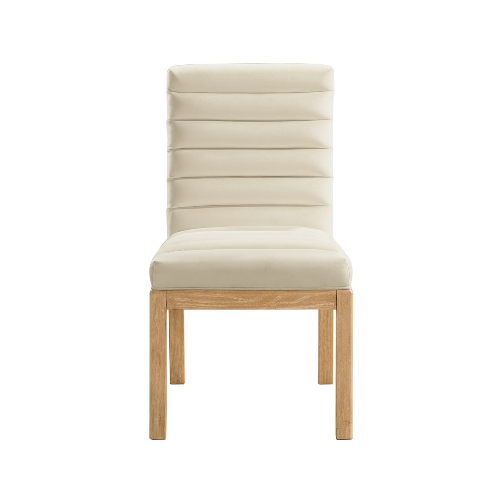 Evelyn Cream Velvet Dining Chair