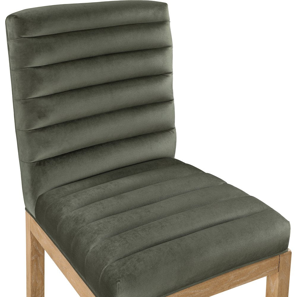 Evelyn Green Velvet Dining Chair