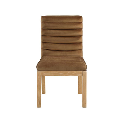 Evelyn Saddle Velvet Dining Chair