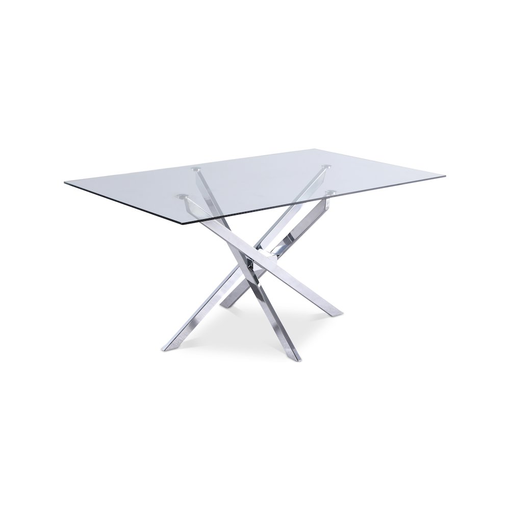 Xander Chrome Dining Table