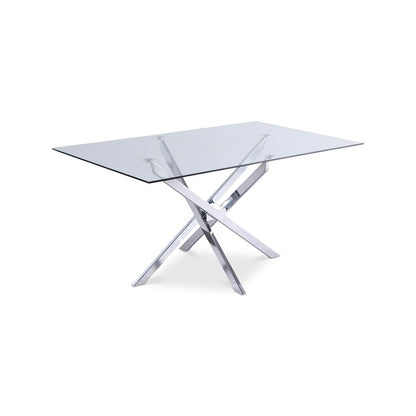 Xander Chrome Dining Table