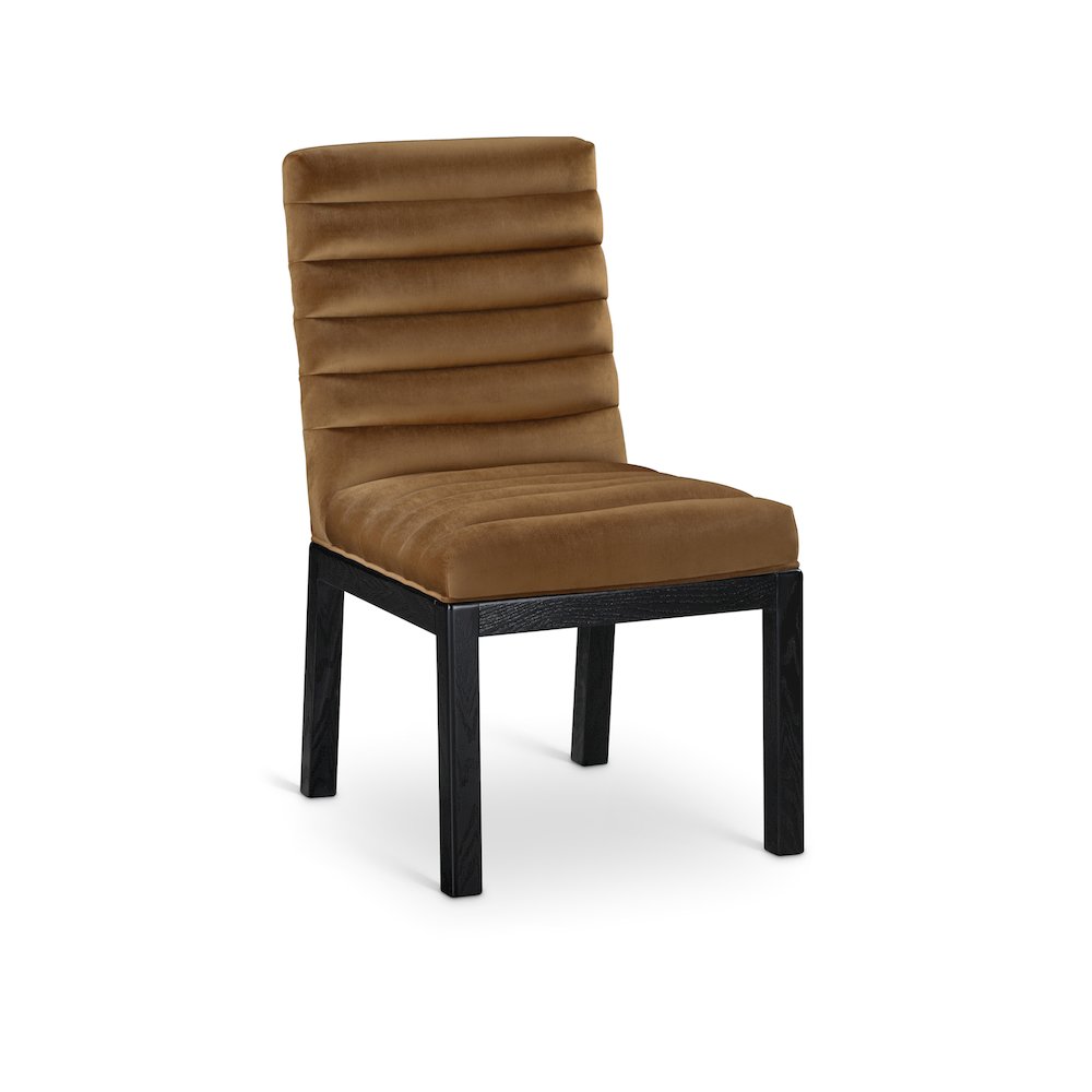Evelyn Saddle Velvet Dining Chair