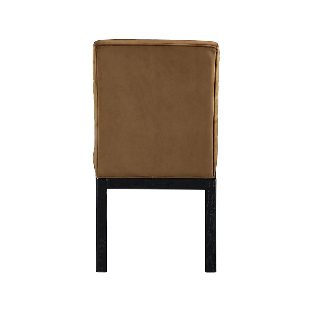 Evelyn Saddle Velvet Dining Chair