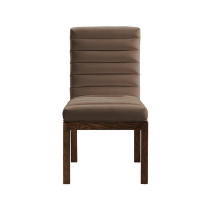 Evelyn Brown Velvet Dining Chair